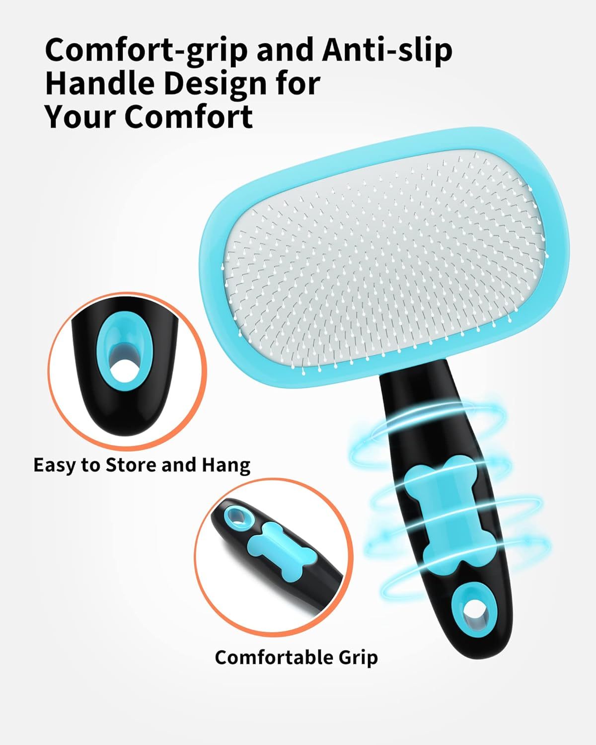 Self-Cleaning Pet Grooming Brush